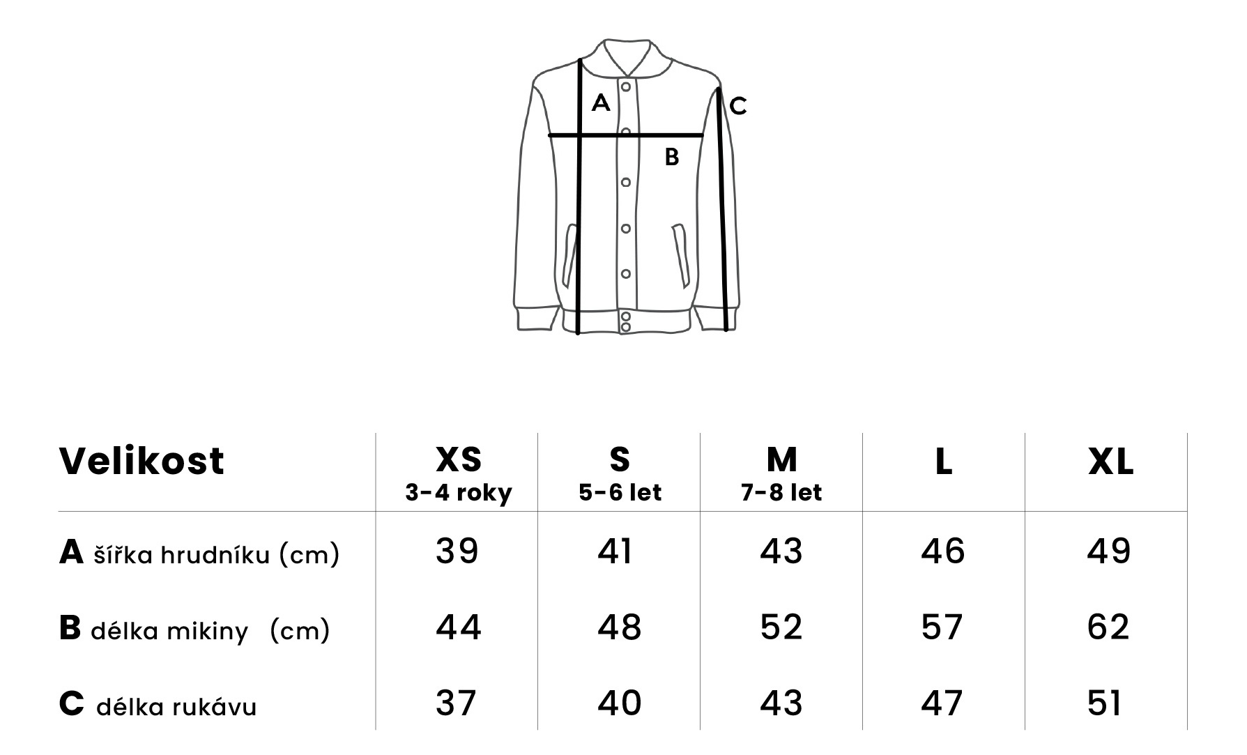Predskolni college mikina